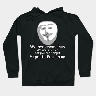 Anomalous - Scuffed Anonymous/Guy Fawkes Hoodie